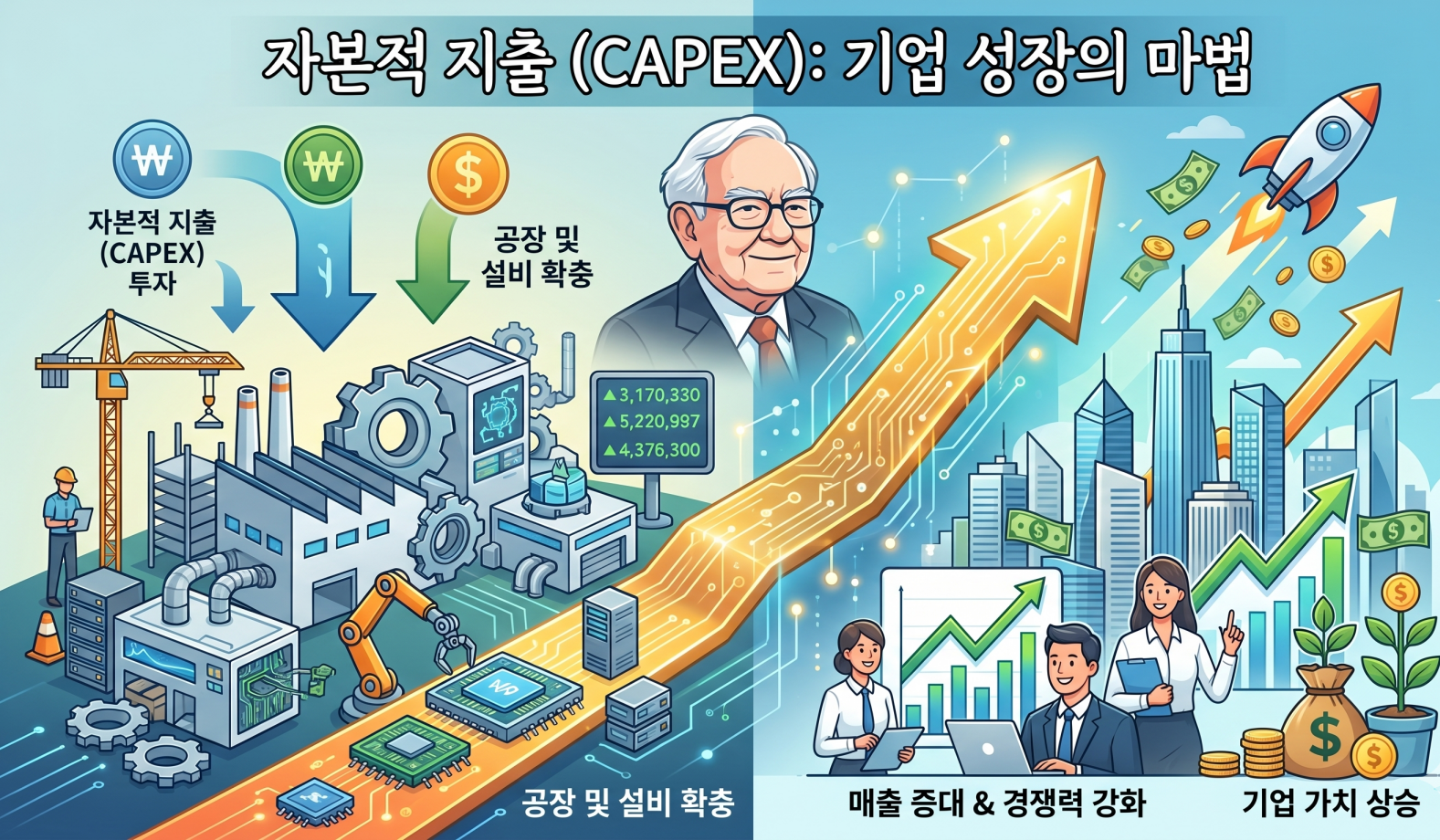 좋은 CAPEX 와 기업가치 상승